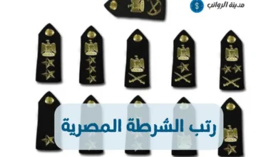 رتب الشرطة المصرية بالمدة والنجوم 2025